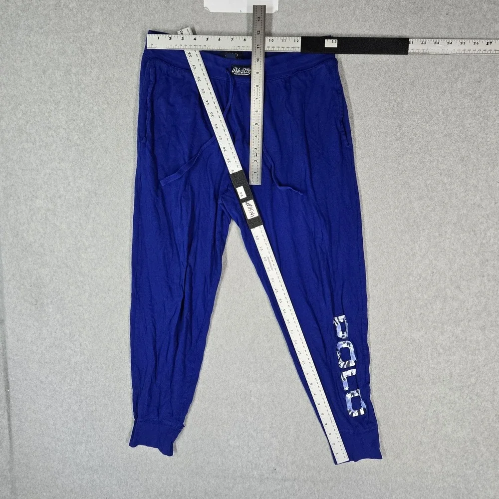 Polo Ralph Lauren Men Sleepwear M Blue Pajama Pants Joggers Logo 26
